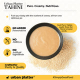 Urban Platter Tahini Paste, 500g (Smooth & Creamy White Sesame Tahina | Ideal for Hummus & Shawarma Sauce)