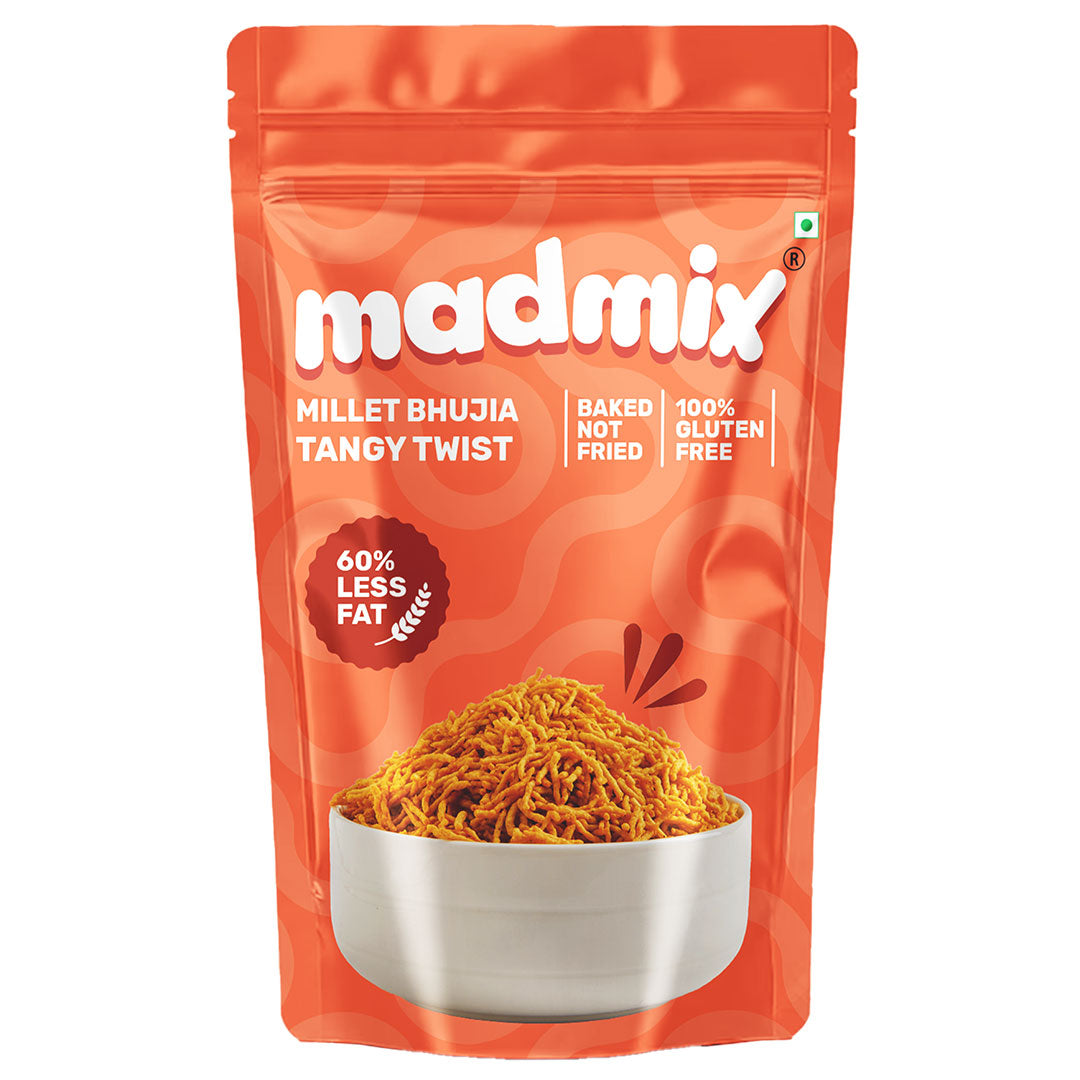 Madmix Jowar Bhujia Tangy Twist, 25g
