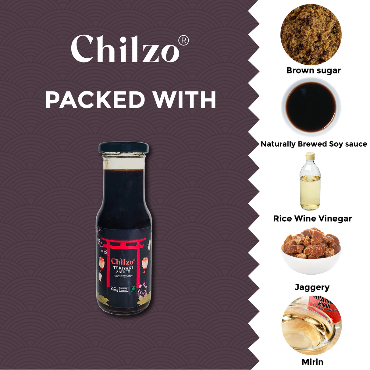 Teriyaki Sauce,200g (Japanese Stir-Fry Sauce, With Mirin, No Added Colors or Flavours, Dip, Glaze, Stir-Fry, Drizzle)Chilzo Green Harissa Paste,200g (Herby Morrocan Paste, No Artificial Colors/Flavors, Dip, Spread, Marinate, Cook)