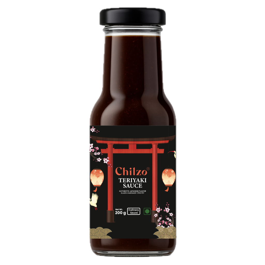 Teriyaki Sauce,200g (Japanese Stir-Fry Sauce, With Mirin, No Added Colors or Flavours, Dip, Glaze, Stir-Fry, Drizzle)Chilzo Green Harissa Paste,200g (Herby Morrocan Paste, No Artificial Colors/Flavors, Dip, Spread, Marinate, Cook)