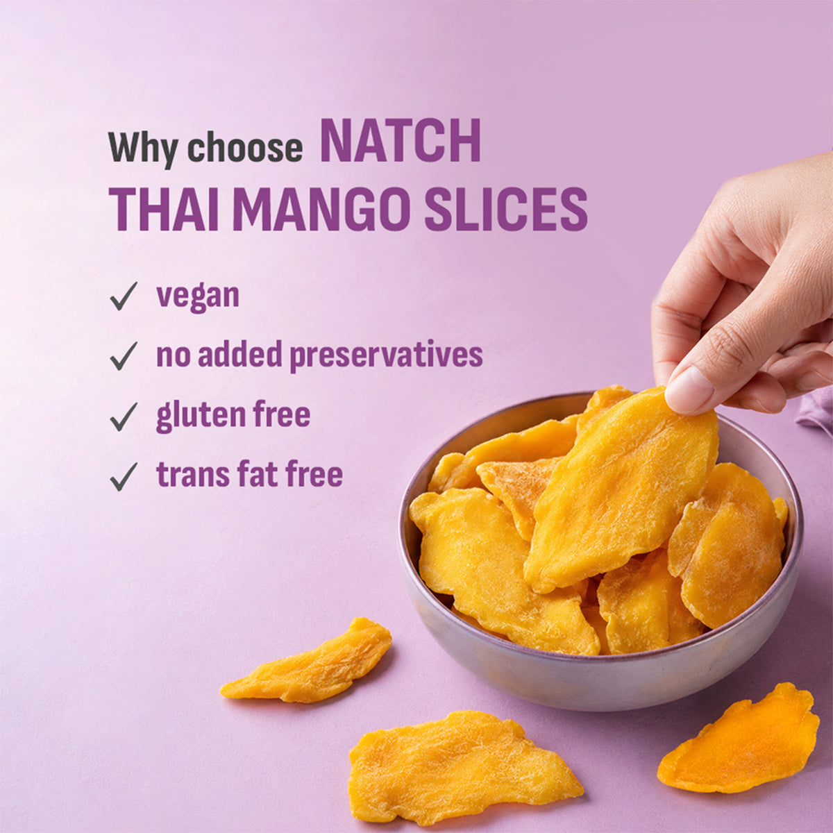 Assorted Thai Mango Slices Combo Pack, 60g x 2 (Bare And Chilli | Gluten Free, Sun Dried Mango Slices, Tasty Snack | Imported From Thailand | Source Of Fiber, Rich In Vitamins And Antioxidants)