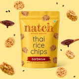 Barbecue Thai Rice Chips, 100g (No Palm Oil, Tasty Snacks | Imported From Thailand)