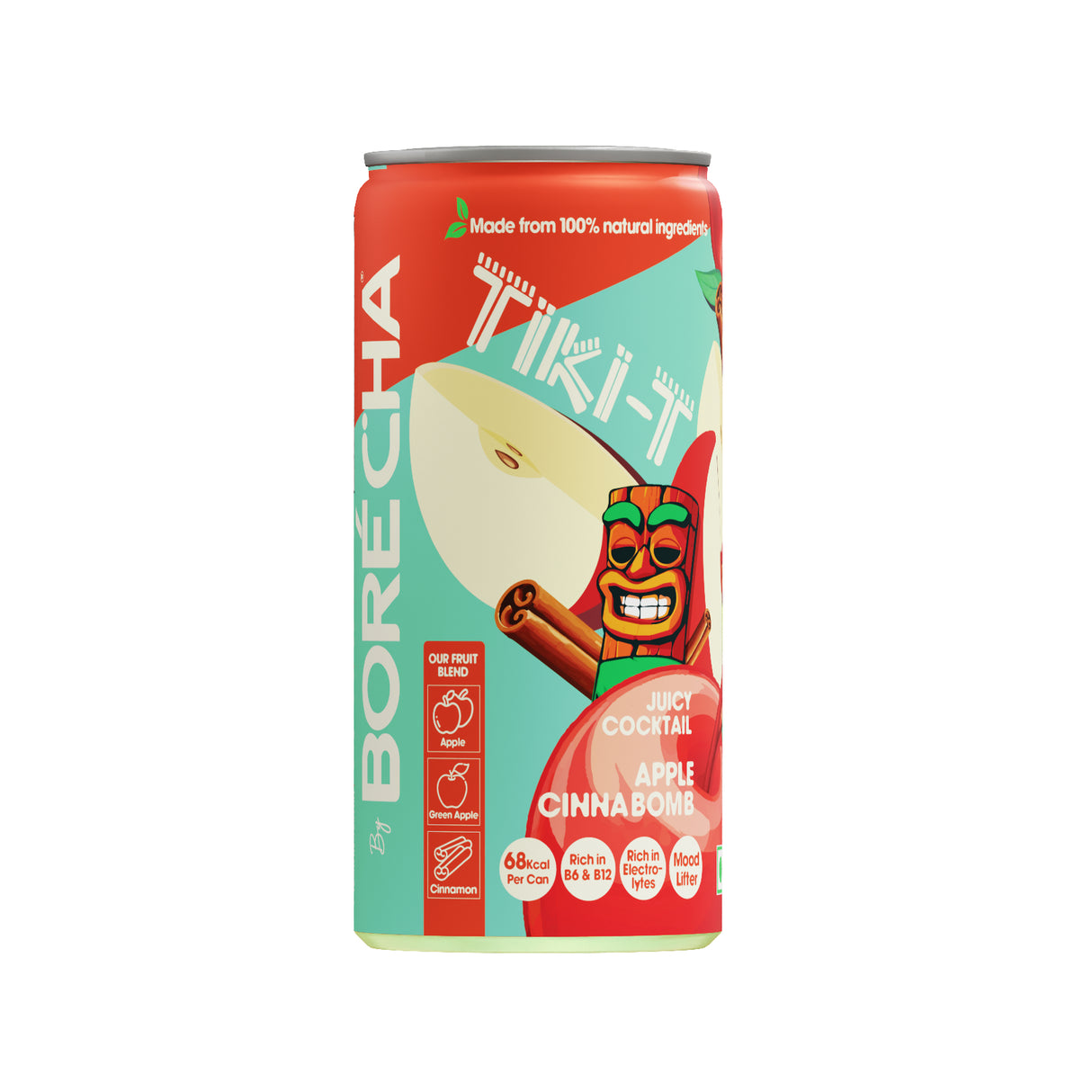 Borécha Tiki-T Apple Cinnabomb Juicy Cocktail, 200ml