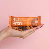 RU Prtn Toasted Choco Almond Protein Bars,15g (Pack of 6, High Fiber, No Added Sugar, Nutty Snack)