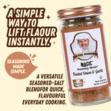 Chef Paul Prudhomme Toasted Onion & Garlic Magic Seasoning Blends, 59g (Salt-Free, Sugar-Free | Six Spice Flavor-Packed Blend)