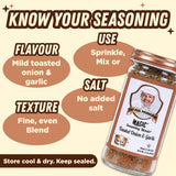 Chef Paul Prudhomme Toasted Onion & Garlic Magic Seasoning Blends, 59g (Salt-Free, Sugar-Free | Six Spice Flavor-Packed Blend)