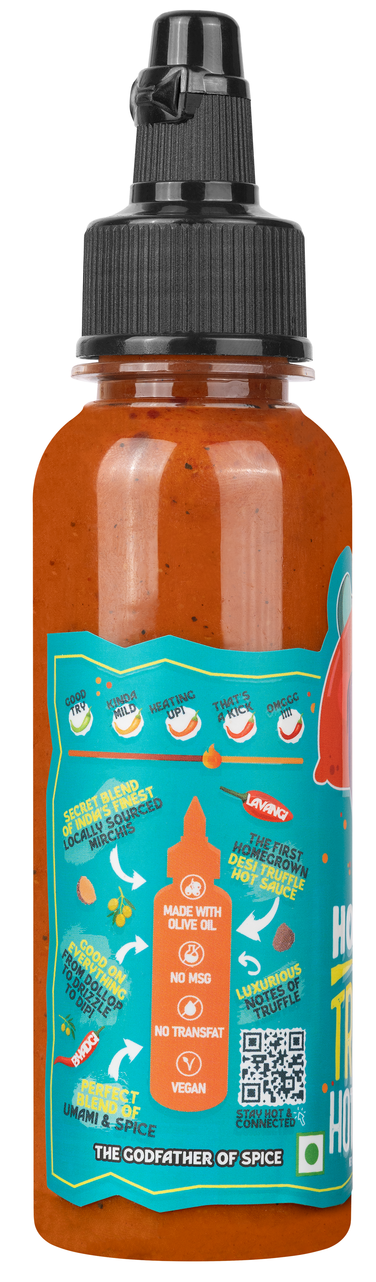 Hotchaa! Truffle Spicy Hot Sauce, 170g (Made with Olive Oil, NO MSG, Perfect Blend of Umami & Spice)