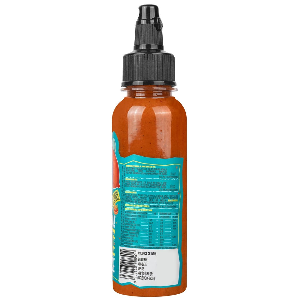 Hotchaa! Truffle Spicy Hot Sauce, 170g (Made with Olive Oil, NO MSG, Perfect Blend of Umami & Spice)