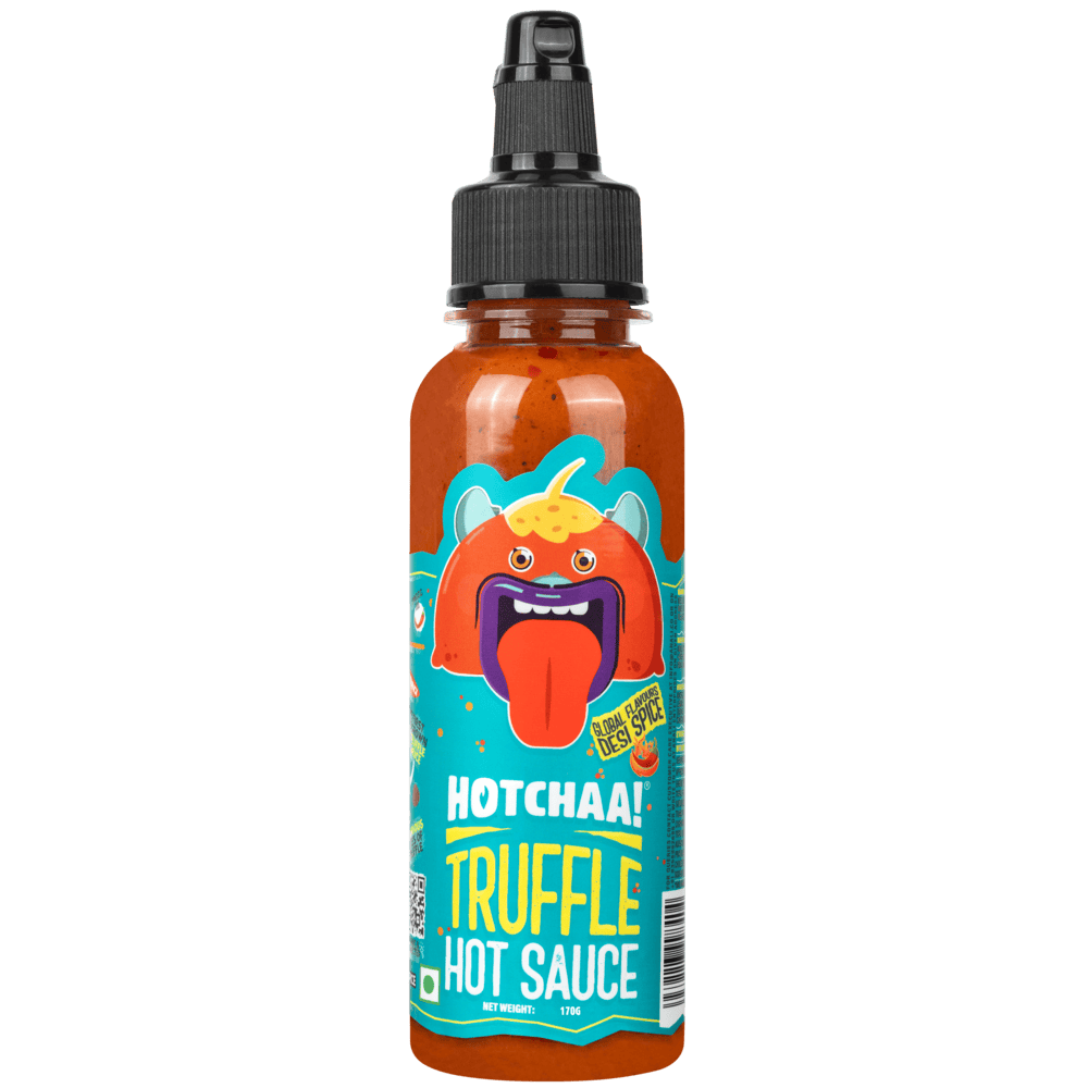 Hotchaa! Truffle Spicy Hot Sauce, 170g (Made with Olive Oil, NO MSG, Perfect Blend of Umami & Spice)