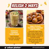 Urban Platter Turmeric Cayenne Superfood Sattu, 700g (High Protein & Fibre | Natural Coolant | Mid-Meal Drink | Traditional Plant Protein)