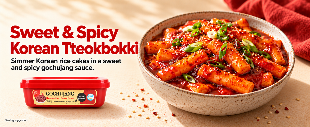 Sweet & Spicy Korean Tteokbokki