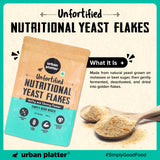 Urban Platter Unfortified Nutritional Yeast Flakes, 500 g (Plant Based | Nutty and Cheesy | Nooch)