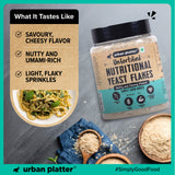 Urban Platter Nutritional Yeast Flakes (Unfortified | Plant Based | Nutty and Cheesy Flavour)