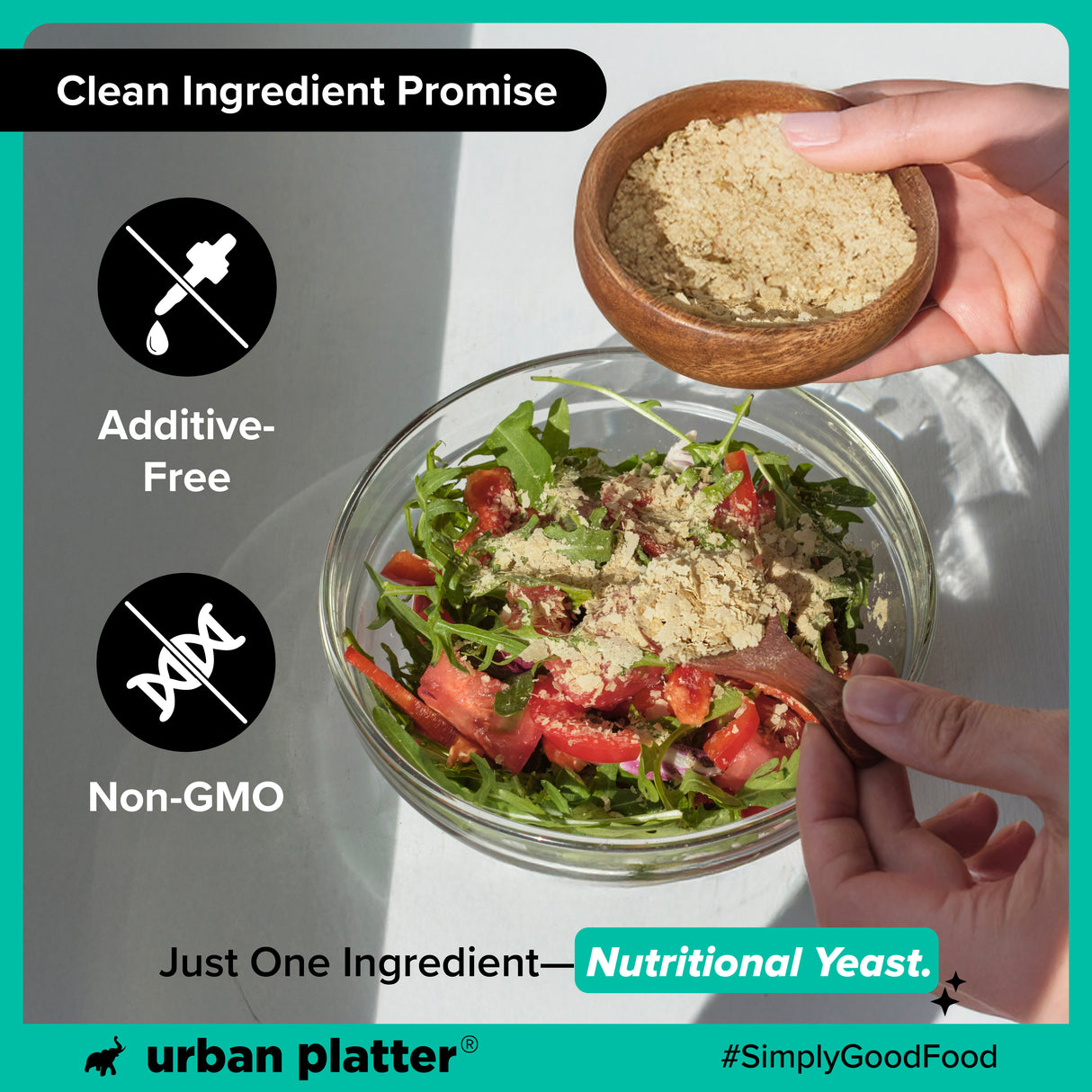 Urban Platter Nutritional Yeast Flakes (Unfortified | Plant Based | Nutty and Cheesy Flavour)