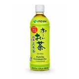Oi Ocha Premium Japanese Unsweetened Matcha Genmaicha Green Tea, 500ml (Plant based | Japan's No.1 Green Tea | Blend of brewed green tea, matcha green tea powder and roasted rice)