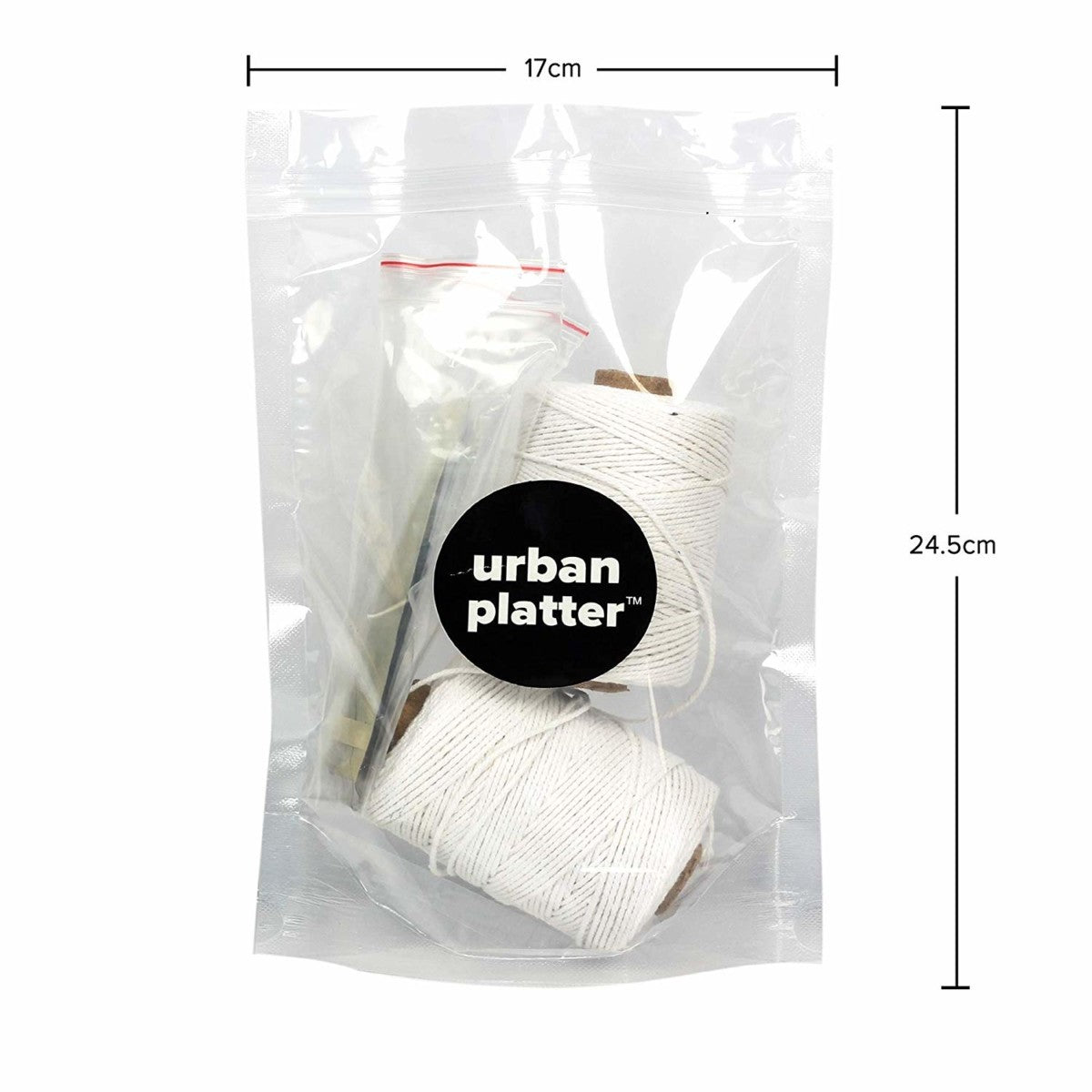 Urban Platter Baker's Kitchen Twine, 100% White Cotton, Pack of 2