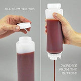 Urban Platter FIFO Food Grade Leak Proof LDPE Sauce Squeeze Bottle, 450ml