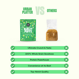 Urban Platter Barley Puff, 100g (Lightly Salted | High in Protein | Made from Whole Grain | Low-Fat Snack)