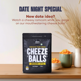 Urban Platter Cheese Balls (Cheddar Flavour, Plant-based Snack, Party Pack)