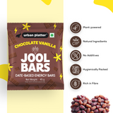 Urban Platter Chocolate Vanilla Jool Bars, 45g (Medjool Date Based | Energy Bars | Pack of 1 | Plant Based | With Rolled Oats and Almond Flour)