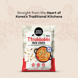 Urban Platter Classic Korean Tteokbokki Rice Cakes, 500g [Garaetteok | Korean Rice Sticks | Soft and Chewy]