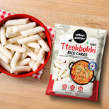 Urban Platter Classic Korean Tteokbokki Rice Cakes, 500g [Garaetteok | Korean Rice Sticks | Soft and Chewy]