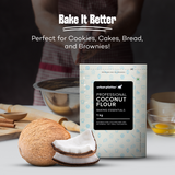 Urban Platter Coconut Flour, [Made with Coconuts from Tamil Nadu, Naturally Gluten-free, Fiber-rich, Paleo friendly, Perfect for baking, making cookies]