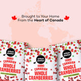 Urban Platter Dried Canadian Whole Cranberry, 250g (Dried Fruit Berries | Snack Pack | Sweet & Tarty)