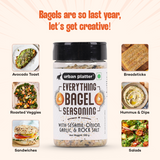 Urban Platter Everything Bagel Seasoning, 100g (Classic American Seasoning Blend with Onion Flakes, Garlic, Sesame Seeds and Sea Salt | Season toasts, breads and salads)