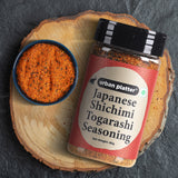 Urban Platter Japanese Shichimi Togarashi Seasoning Shaker Jar, 80g [An all purpose seasoning, Spicy, Flavourful, Seasoning for Snacks, Signature Japanese Spice Blend]