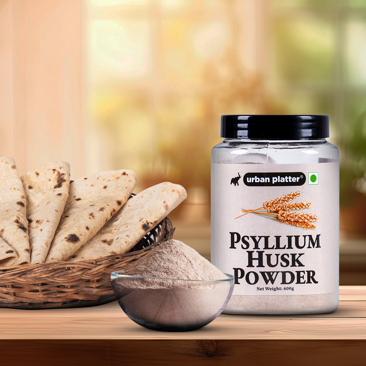 Urban Platter Psyllium Husk Powder (Isabgol Atta), 600g