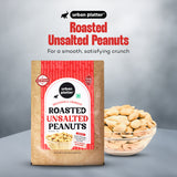 Urban Platter Roasted Unsalted Peanuts, 1Kg [Grade A Peanuts, Groundnut, Singdana, Skin Removed, Vacuum Packed, Fresh, Product of Bharuch]