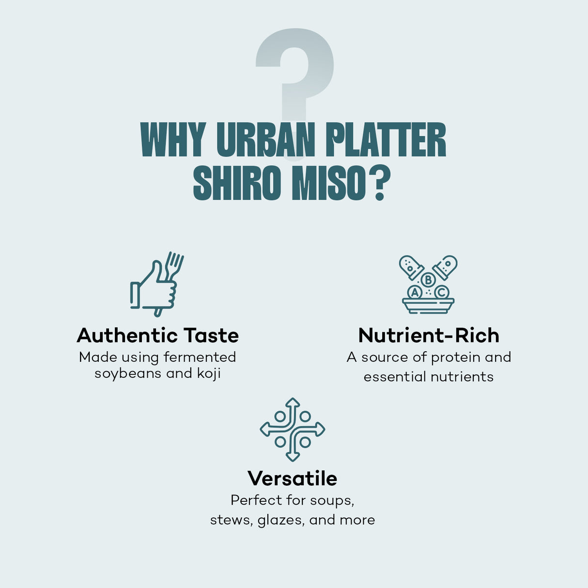 Urban Platter Shiro Miso Paste, [Light Miso & Soy-Based]