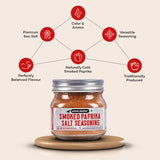 Urban Platter Smoked Paprika Salt Seasoning, (Product of Greece, Made from Greek Sea Salt, Naturally Cold Smoked, Season Vegetables)