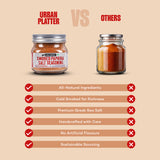 Urban Platter Smoked Paprika Salt Seasoning, (Product of Greece, Made from Greek Sea Salt, Naturally Cold Smoked, Season Vegetables)