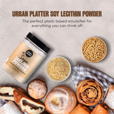 Urban Platter Soy Lecithin Powder, 200g (Soya lecithin | Emulsifier | Thickener | Stabiliser | Natural Food Additive | Add to bakery, chocolate & confectionery products)