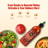 Urban Platter Sriracha Hot Chilli Sauce, 500g / 17.6oz [Versatile Sauce, Perfect Aroma & Taste]