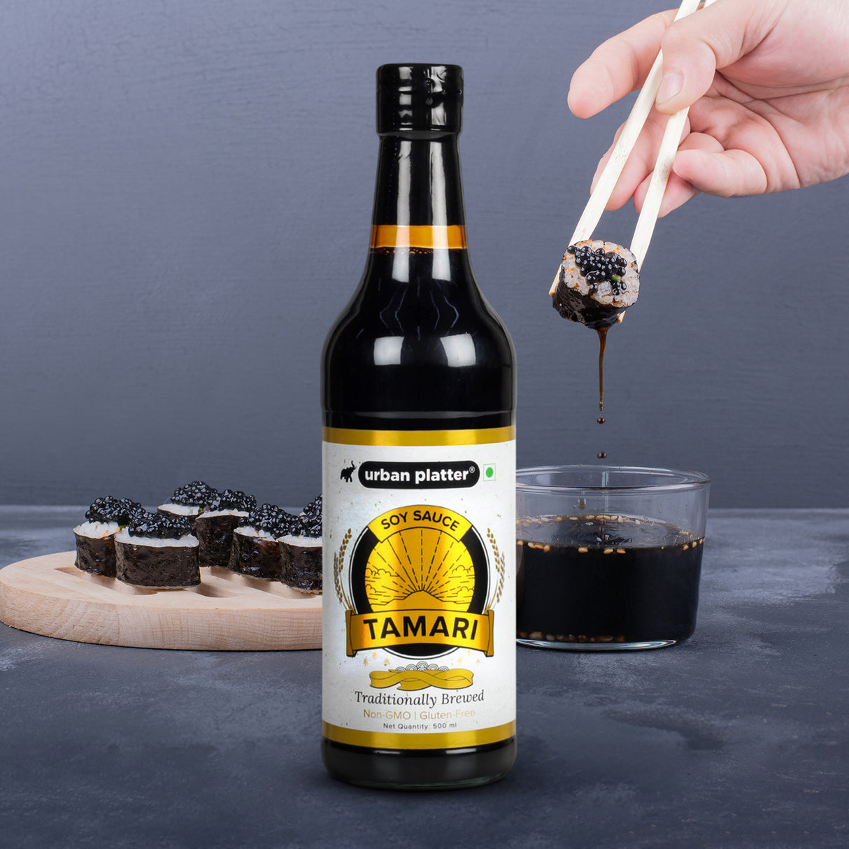 Urban Platter Tamari Soy Sauce, 500ml (Naturally Brewed & Gluten-free Soya Sauce)