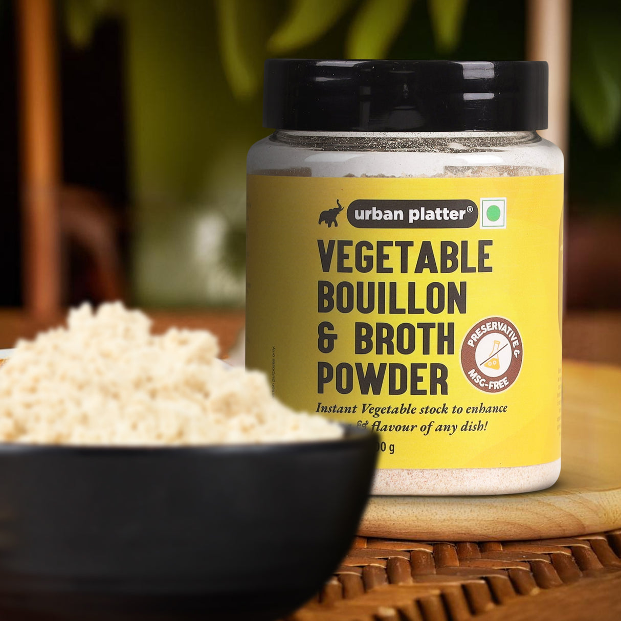 Urban Platter Vegetable Bouillon and Broth Powder [ Anytime Convenience | Prepares Quickly | Vibrant Flavours | Ideal seasoning and condiment]