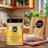 Urban Platter Tahini Paste, 500g (Smooth & Creamy White Sesame Tahina | Ideal for Hummus & Shawarma Sauce)