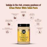 Urban Platter White Tahini Paste [100% Sesame, Creamy and Smooth, Versatile Ingredient]