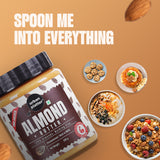 Urban Platter Almond Butter (With Skin) (Bold Nutty Flavour | Single Ingredient | Keto-Friendly | Unblanched Paste)