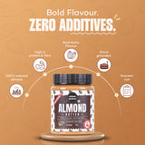 Urban Platter Almond Butter (With Skin) (Bold Nutty Flavour | Single Ingredient | Keto-Friendly | Unblanched Paste)