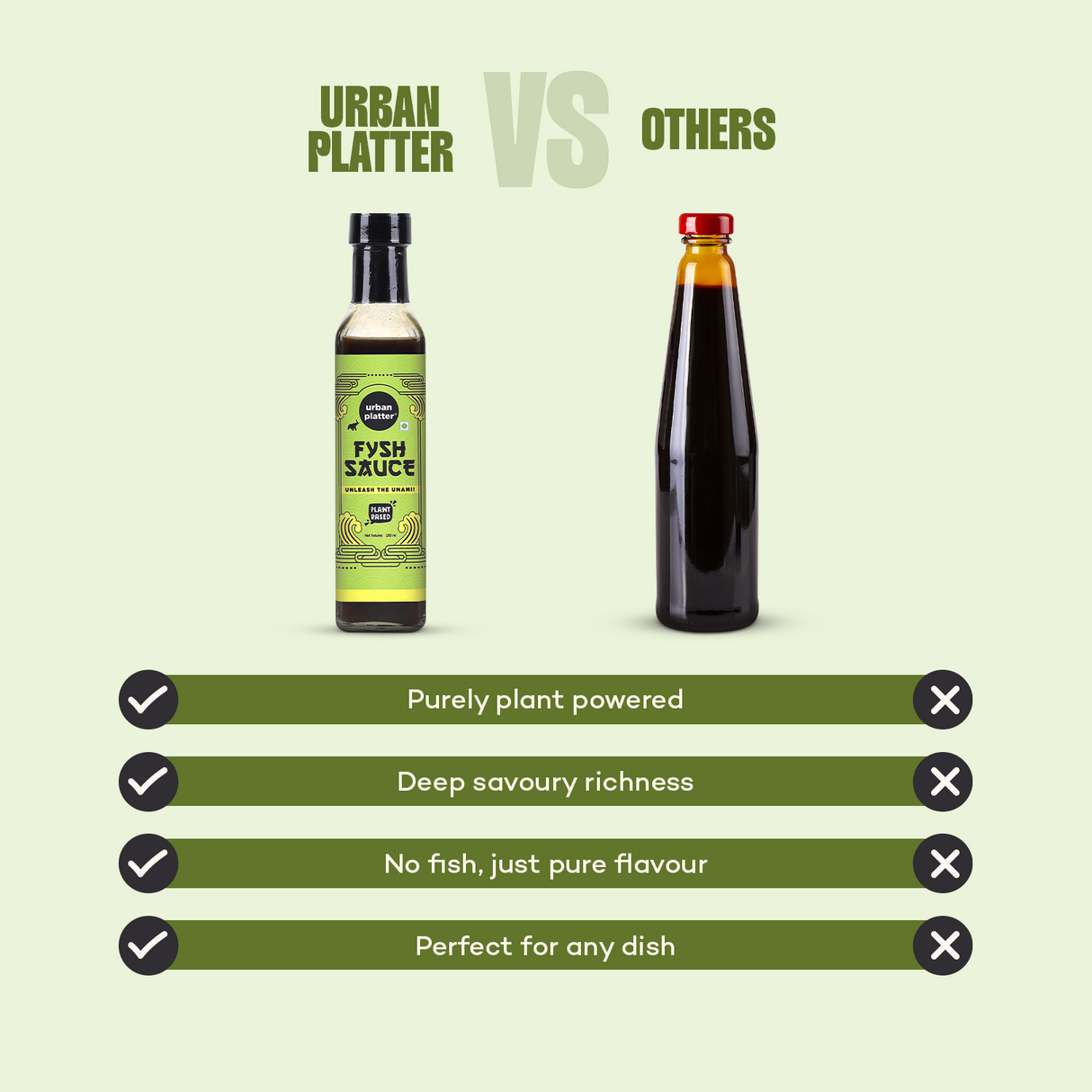 Urban Platter Fysh Sauce [ Plant Based, Rich Umami Flavour, Asian Condiment]