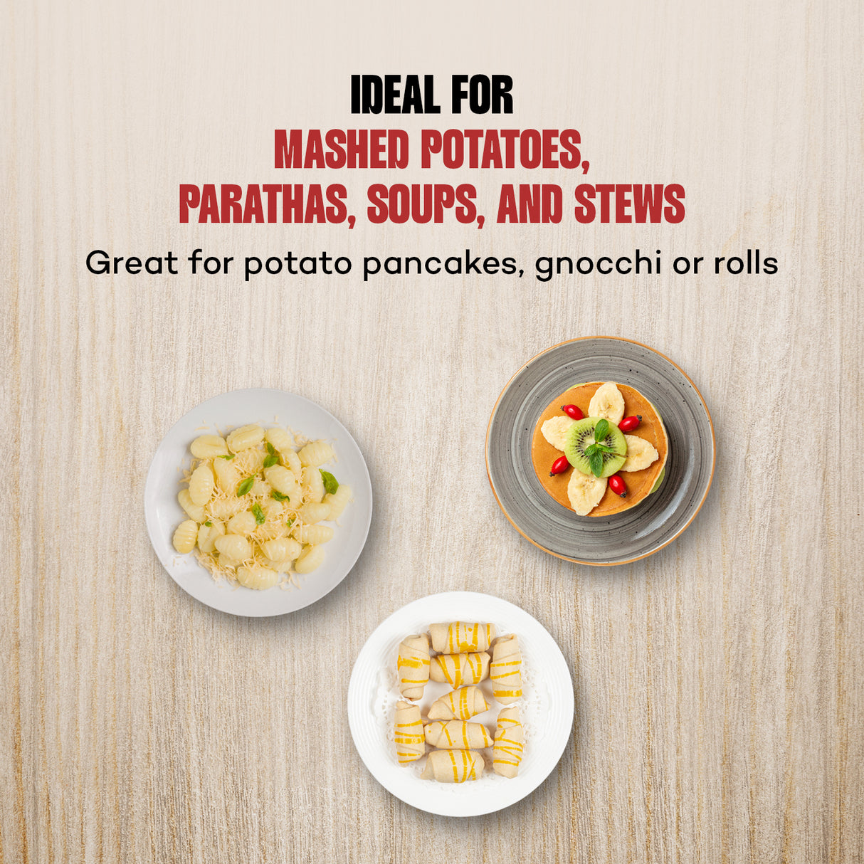 Urban Platter Potato Flakes, (Dehydrated Potato Flakes | Ready to Use Dried Potato Bits | Quick and Convenient)