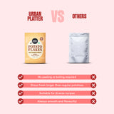 Urban Platter Potato Flakes, (Dehydrated Potato Flakes | Ready to Use Dried Potato Bits | Quick and Convenient)