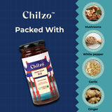Chilzo Vegeterian Oyster Sauce, 230g (Made With Shiitake Mushrooms, No Msg, No Artificial Flavors/Colors)