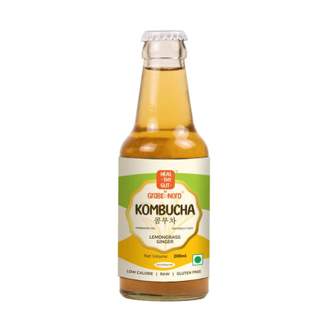 Healthy Gut Kombucha Lemongrass Ginger, 200ml - product image 4