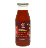 Zama | Tomato Ketchup | 300g | Delicious | Low Sugar Ketchup | Healthy with no preservatives, additives, colours | Goes well with sandwiches, snacks and more | Made with high quality real organic tomatoes