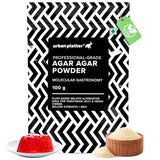Urban Platter Agar Agar Powder, 100g (Superior Gelling Strength | Plant-Based Gelatin Alternative | Jellies, Desserts, Molecular Gastronomy)